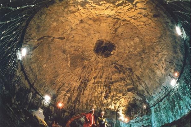 Cave de stockage naturelle